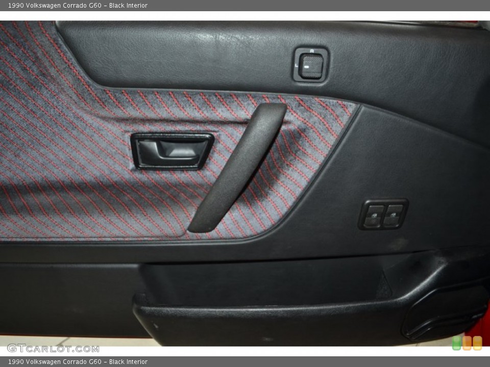 Black Interior Door Panel for the 1990 Volkswagen Corrado G60 #87346375