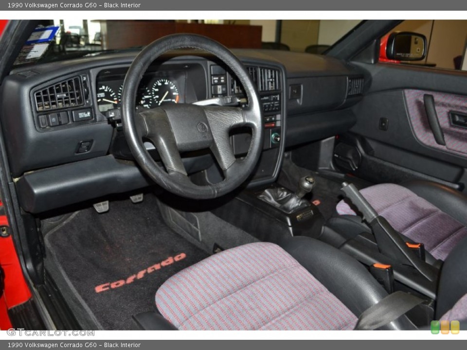 Black 1990 Volkswagen Corrado Interiors