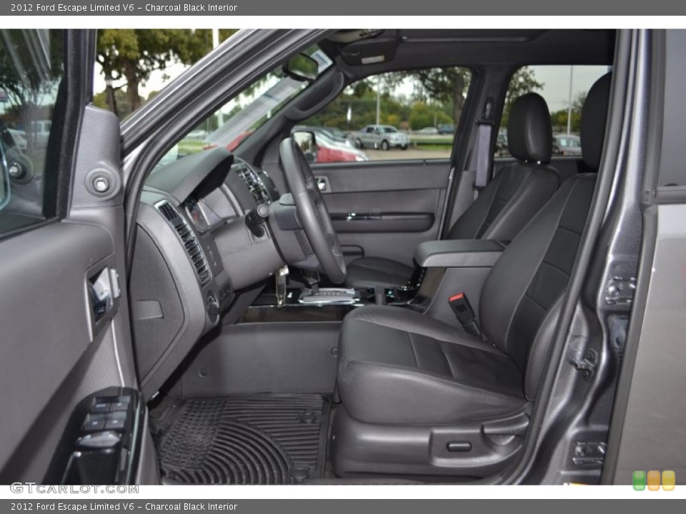 Charcoal Black Interior Photo for the 2012 Ford Escape Limited V6 #87347458