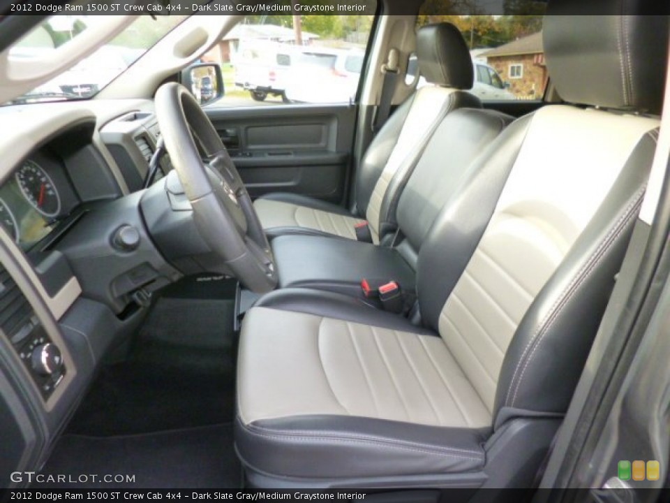Dark Slate Gray/Medium Graystone Interior Photo for the 2012 Dodge Ram 1500 ST Crew Cab 4x4 #87348856