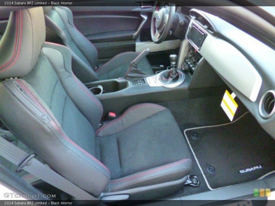 Black Interior Front Seat for the 2014 Subaru BRZ Limited #87350648