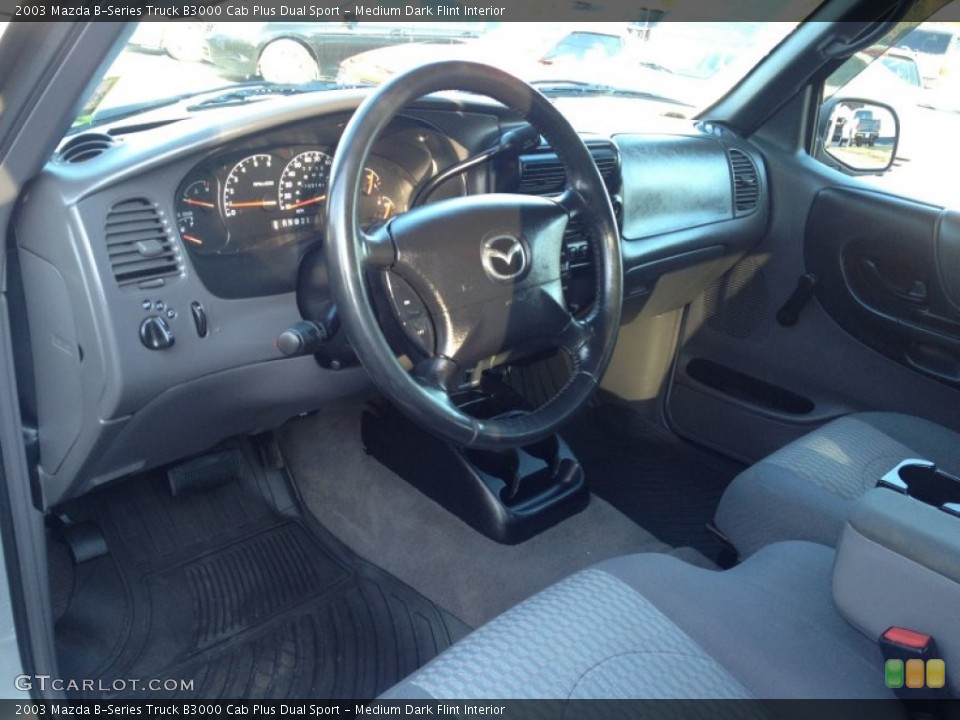 Medium Dark Flint Interior Prime Interior for the 2003 Mazda B-Series Truck B3000 Cab Plus Dual Sport #87350674