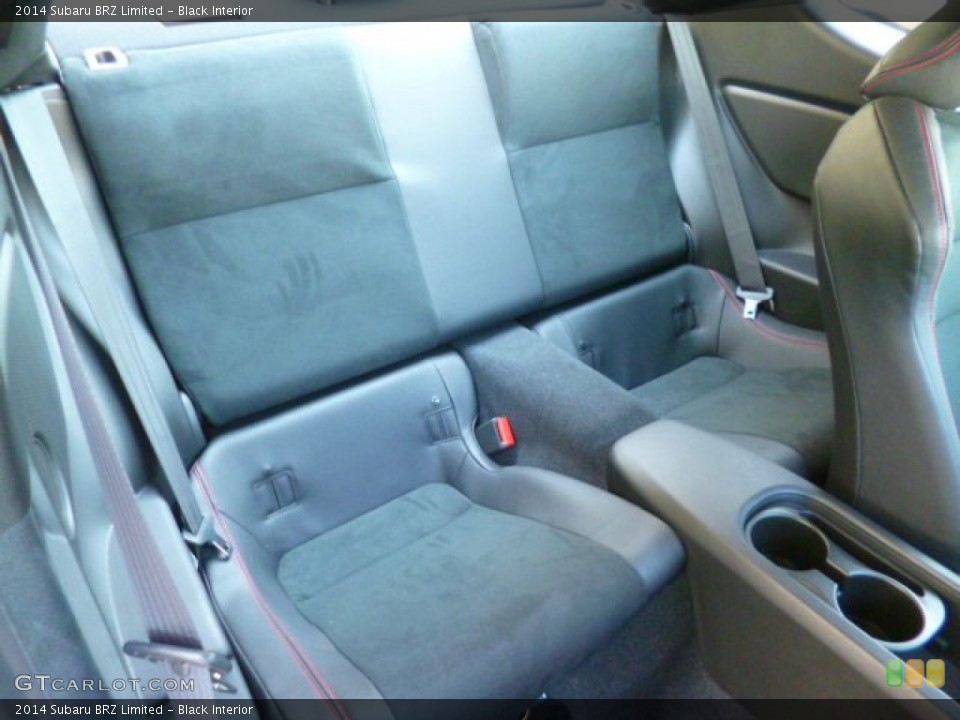 Black Interior Rear Seat for the 2014 Subaru BRZ Limited #87350689