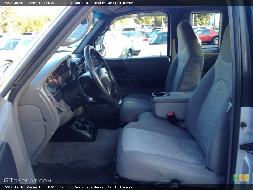 Medium Dark Flint Interior Front Seat for the 2003 Mazda B-Series Truck B3000 Cab Plus Dual Sport #87350719