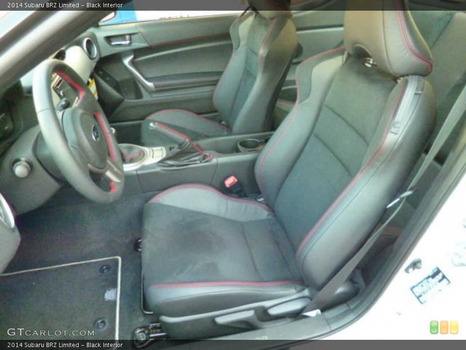 Black Interior Front Seat for the 2014 Subaru BRZ Limited #87350734