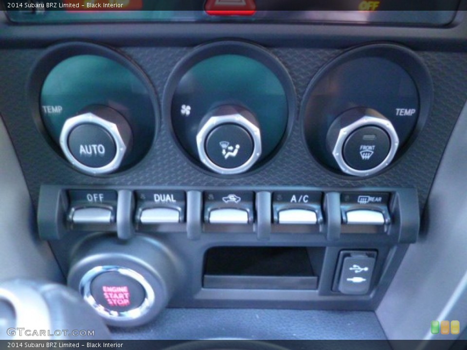Black Interior Controls for the 2014 Subaru BRZ Limited #87350815