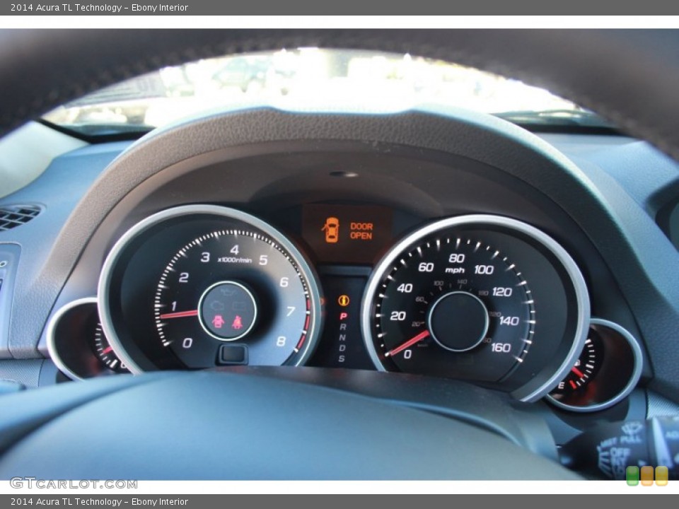 Ebony Interior Gauges for the 2014 Acura TL Technology #87355690