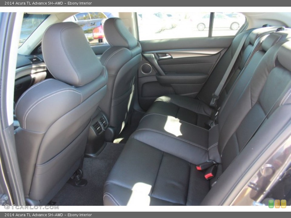 Ebony Interior Rear Seat for the 2014 Acura TL Advance SH-AWD #87356024