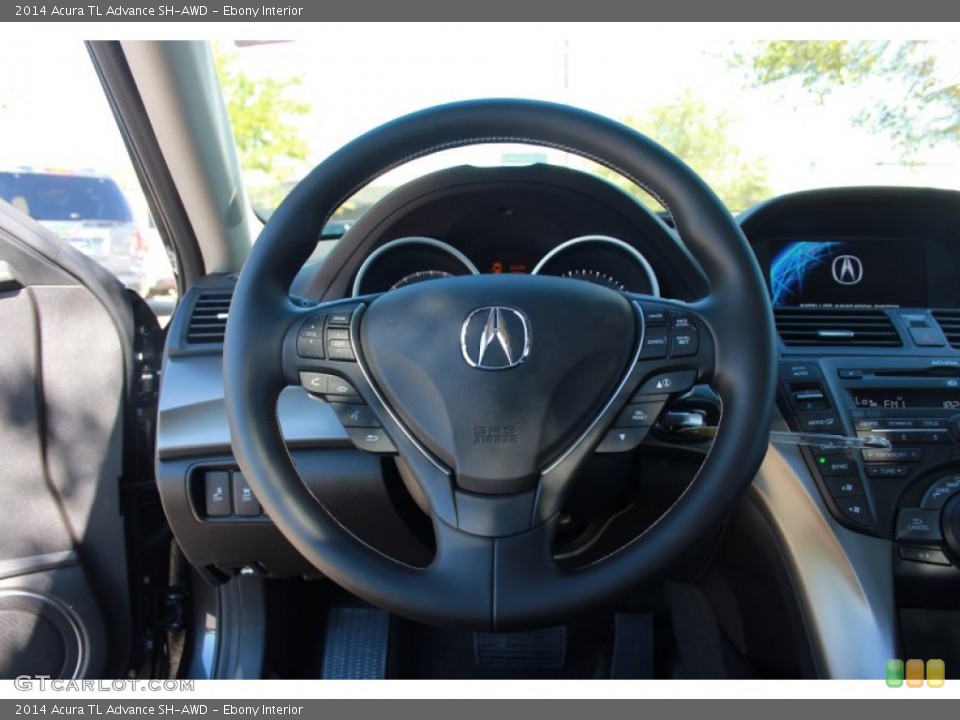 Ebony Interior Steering Wheel for the 2014 Acura TL Advance SH-AWD #87356287