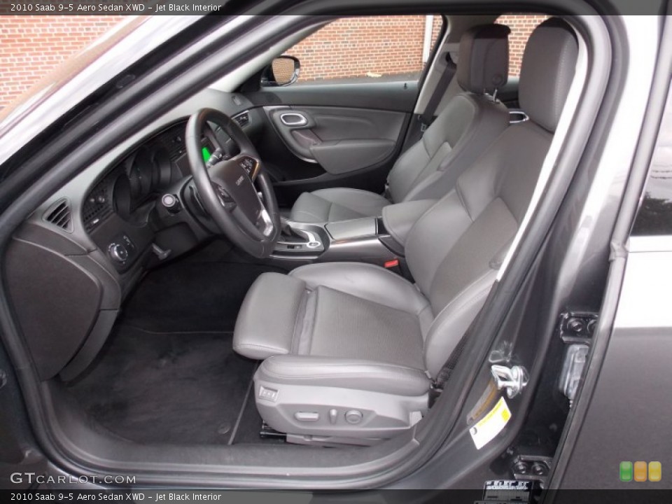 Jet Black Interior Photo for the 2010 Saab 9-5 Aero Sedan XWD #87356419