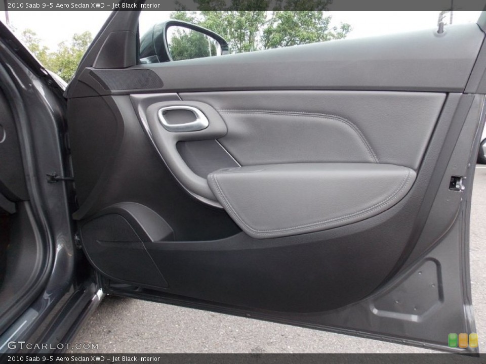 Jet Black Interior Door Panel for the 2010 Saab 9-5 Aero Sedan XWD #87356587