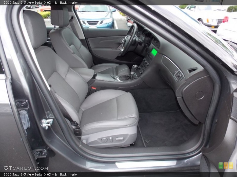 Jet Black 2010 Saab 9-5 Interiors