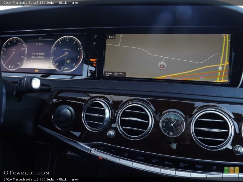 Black Interior Navigation for the 2014 Mercedes-Benz S 550 Sedan #87357539