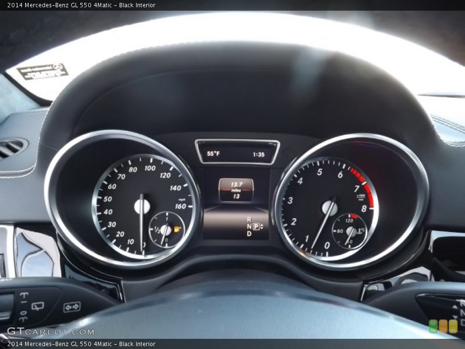 Black Interior Gauges for the 2014 Mercedes-Benz GL 550 4Matic #87358006