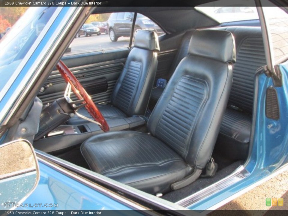 Dark Blue 1969 Chevrolet Camaro Interiors