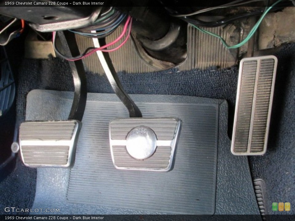 Dark Blue Interior Controls for the 1969 Chevrolet Camaro Z28 Coupe #87359210