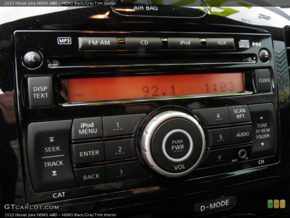NISMO Black/Gray Trim Interior Audio System for the 2013 Nissan Juke NISMO AWD #87359560