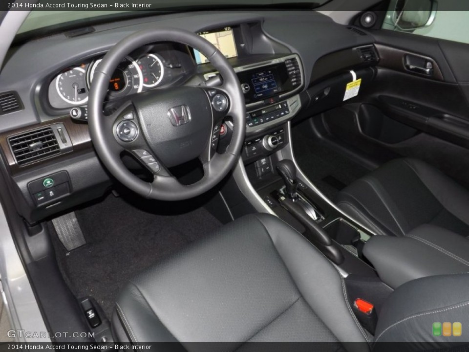 Black Interior Prime Interior for the 2014 Honda Accord Touring Sedan #87359824