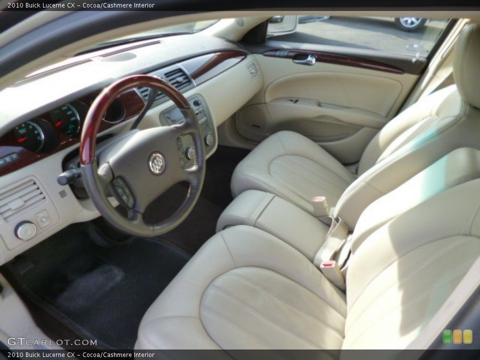 Cocoa/Cashmere 2010 Buick Lucerne Interiors