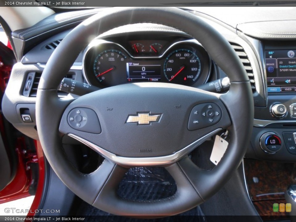 Jet Black Interior Steering Wheel for the 2014 Chevrolet Impala LT #87364126