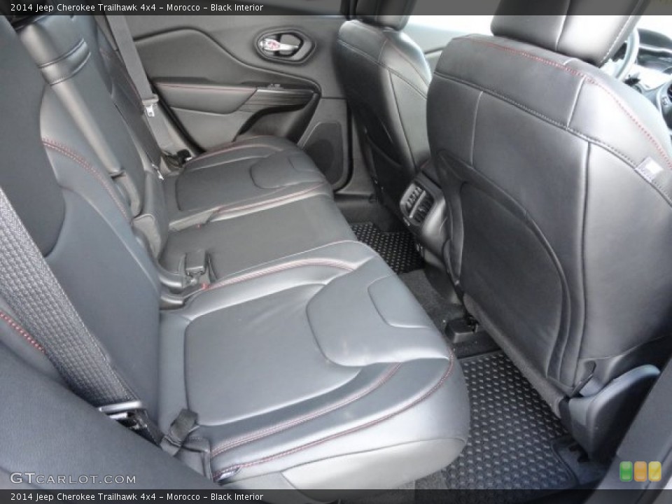 Morocco - Black Interior Rear Seat for the 2014 Jeep Cherokee Trailhawk 4x4 #87364504