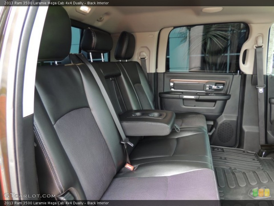 Black Interior Rear Seat for the 2013 Ram 3500 Laramie Mega Cab 4x4 Dually #87364684