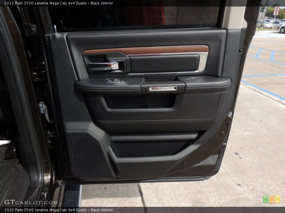 Black Interior Door Panel for the 2013 Ram 3500 Laramie Mega Cab 4x4 Dually #87364738