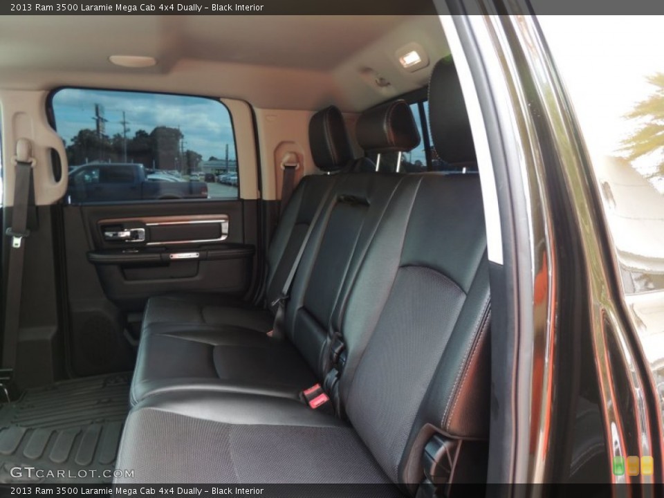 Black Interior Rear Seat for the 2013 Ram 3500 Laramie Mega Cab 4x4 Dually #87364760