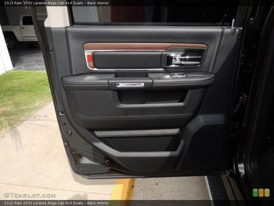 Black Interior Door Panel for the 2013 Ram 3500 Laramie Mega Cab 4x4 Dually #87364780