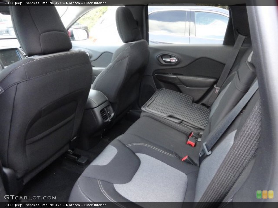 Morocco - Black Interior Rear Seat for the 2014 Jeep Cherokee Latitude 4x4 #87364792