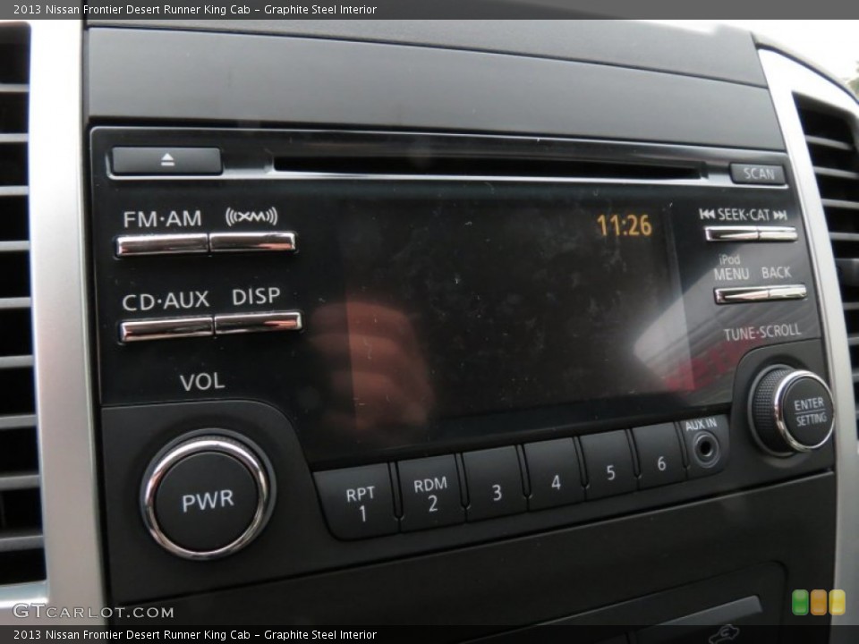 Graphite Steel Interior Audio System for the 2013 Nissan Frontier Desert Runner King Cab #87368509