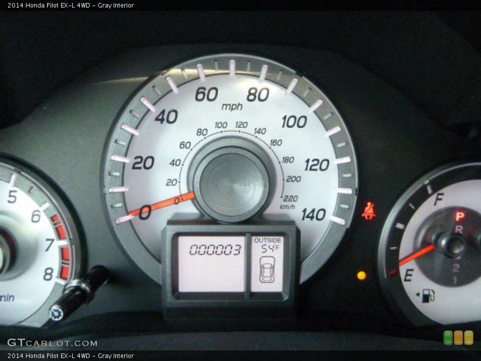 Gray Interior Gauges for the 2014 Honda Pilot EX-L 4WD #87369406