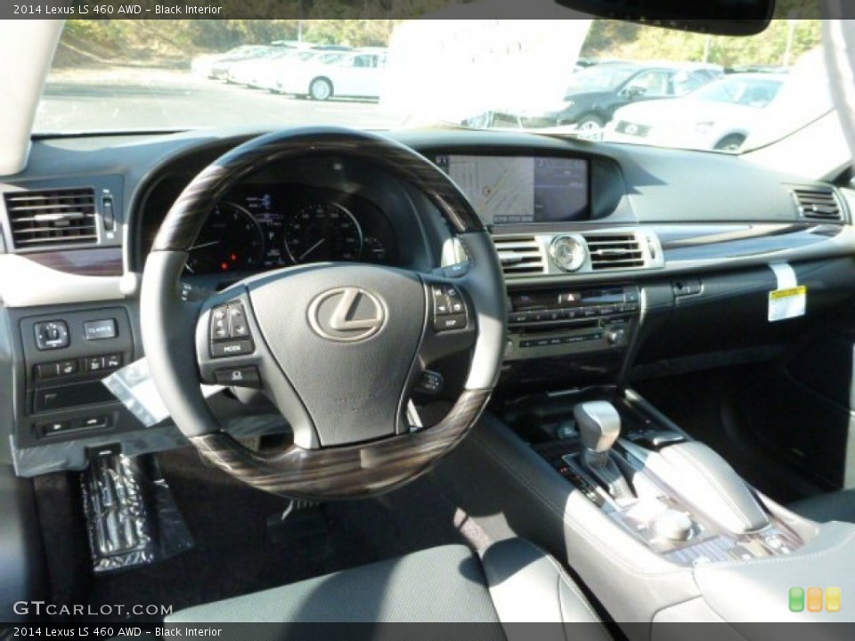 Black Interior Dashboard for the 2014 Lexus LS 460 AWD #87370876
