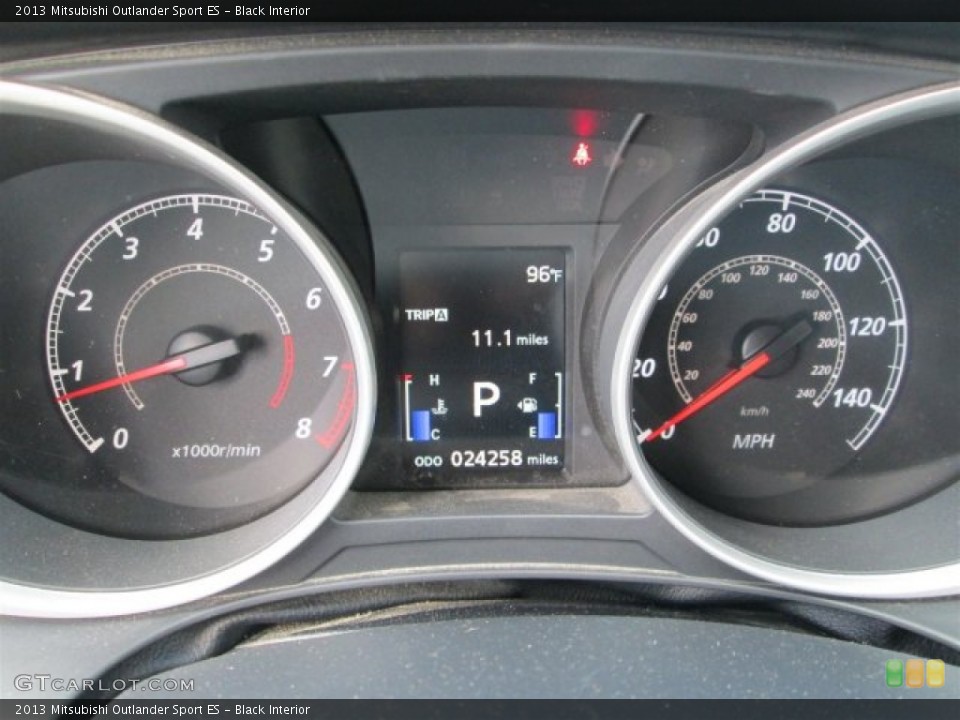 Black Interior Gauges for the 2013 Mitsubishi Outlander Sport ES #87371680