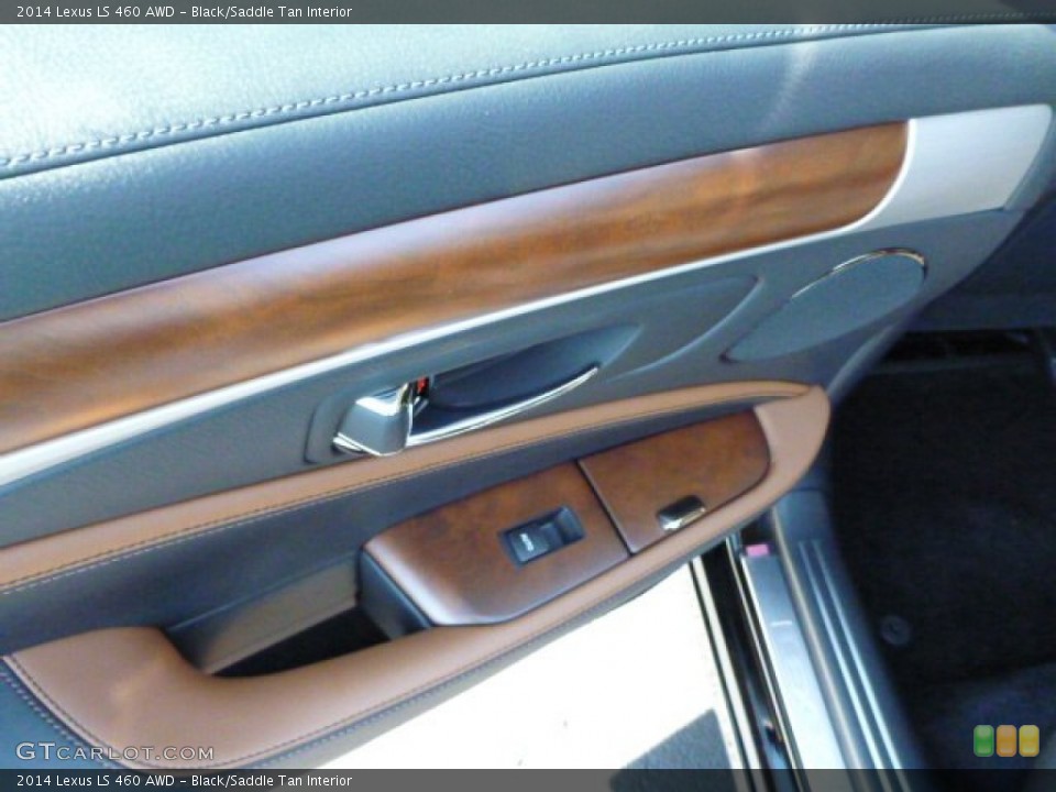Black/Saddle Tan Interior Door Panel for the 2014 Lexus LS 460 AWD #87371716