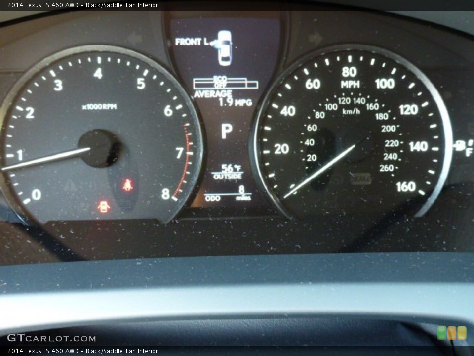 Black/Saddle Tan Interior Gauges for the 2014 Lexus LS 460 AWD #87371851