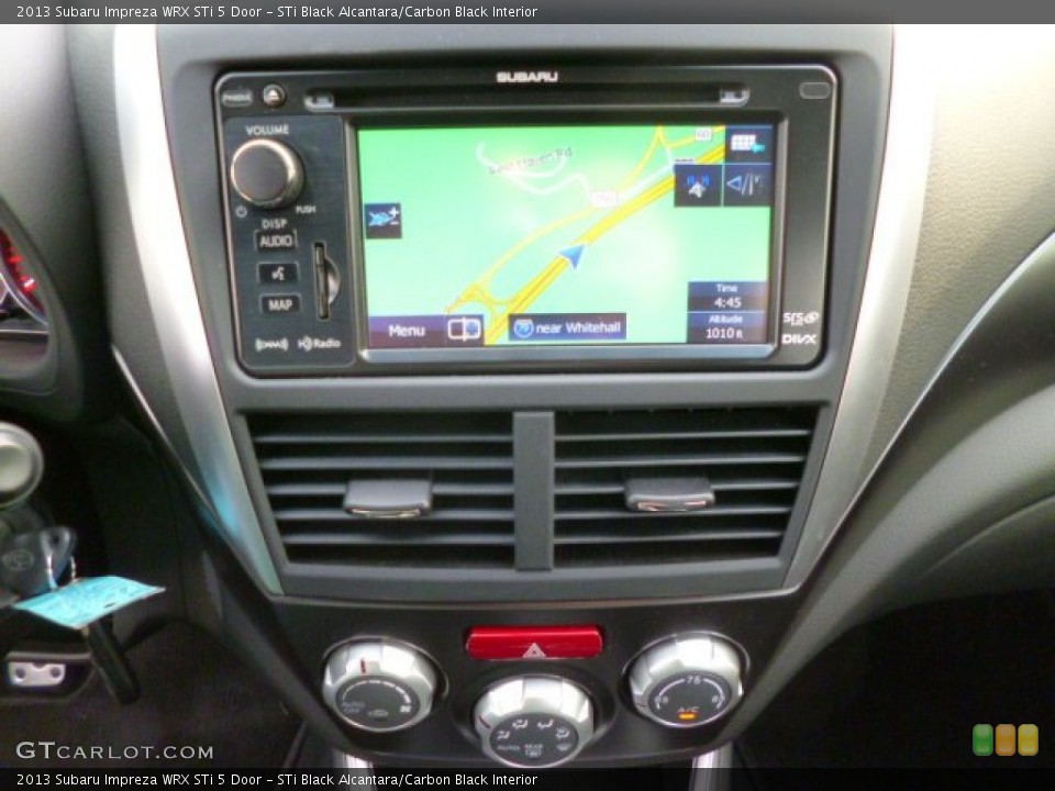STi Black Alcantara/Carbon Black Interior Navigation for the 2013 Subaru Impreza WRX STi 5 Door #87372085