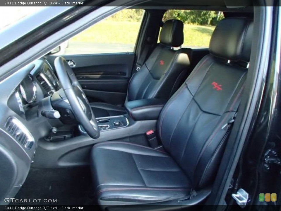 Black Interior Front Seat for the 2011 Dodge Durango R/T 4x4 #87373015