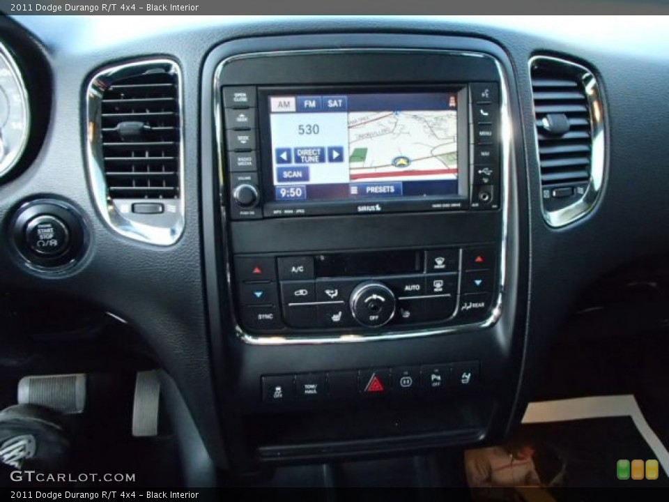 Black Interior Controls for the 2011 Dodge Durango R/T 4x4 #87373114