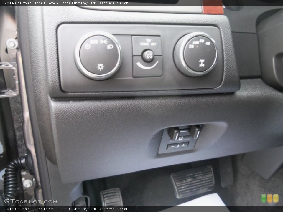 Light Cashmere/Dark Cashmere Interior Controls for the 2014 Chevrolet Tahoe LS 4x4 #87377257