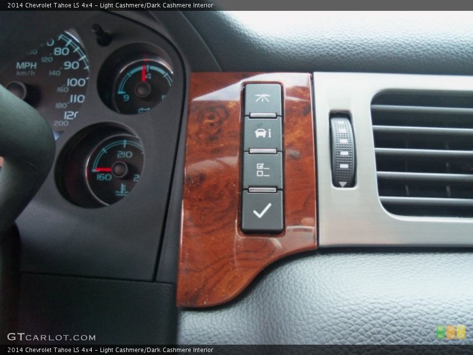 Light Cashmere/Dark Cashmere Interior Controls for the 2014 Chevrolet Tahoe LS 4x4 #87377323