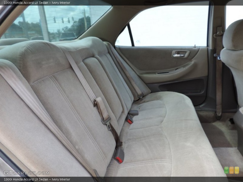 Ivory Interior Rear Seat for the 1999 Honda Accord LX Sedan #87377356