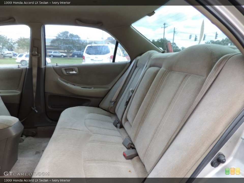 Ivory Interior Rear Seat for the 1999 Honda Accord LX Sedan #87377371