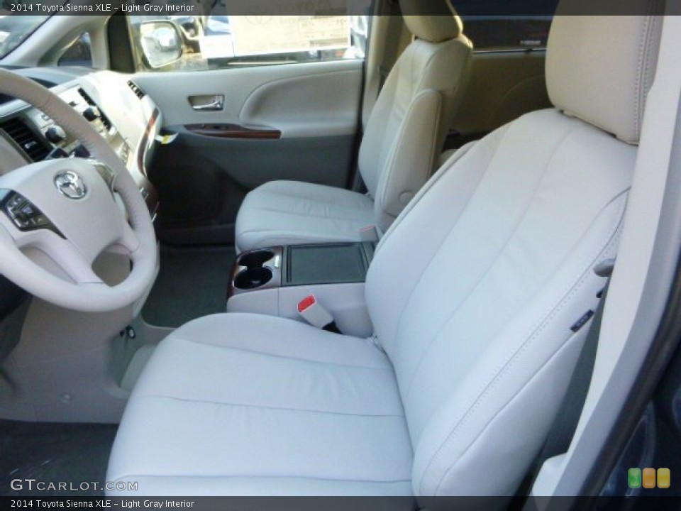Light Gray Interior Front Seat for the 2014 Toyota Sienna XLE #87378073