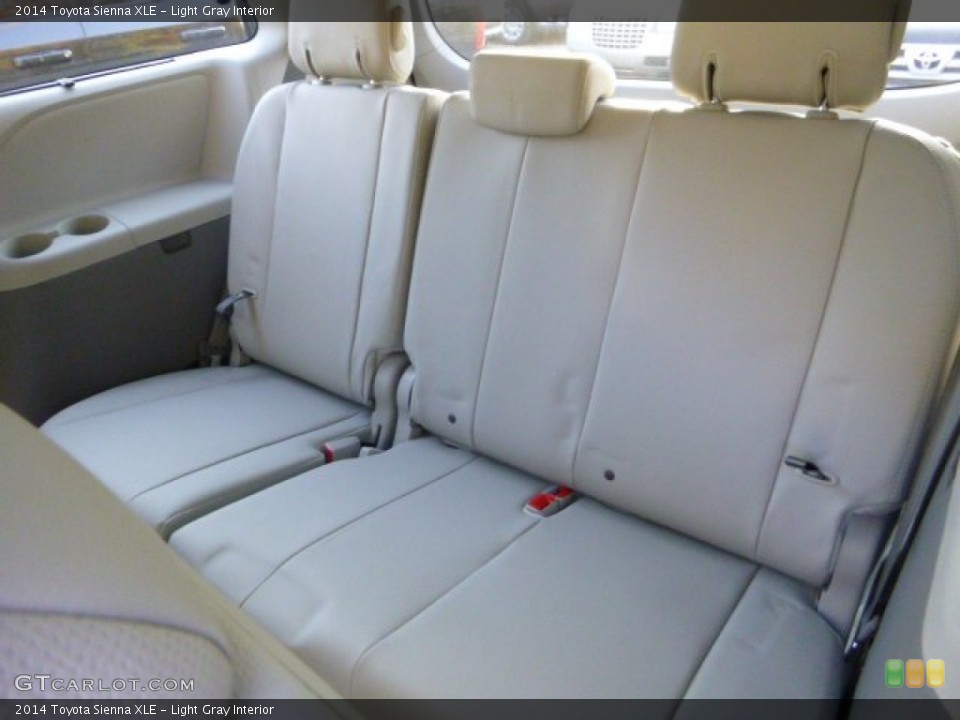 Light Gray Interior Rear Seat for the 2014 Toyota Sienna XLE #87378097