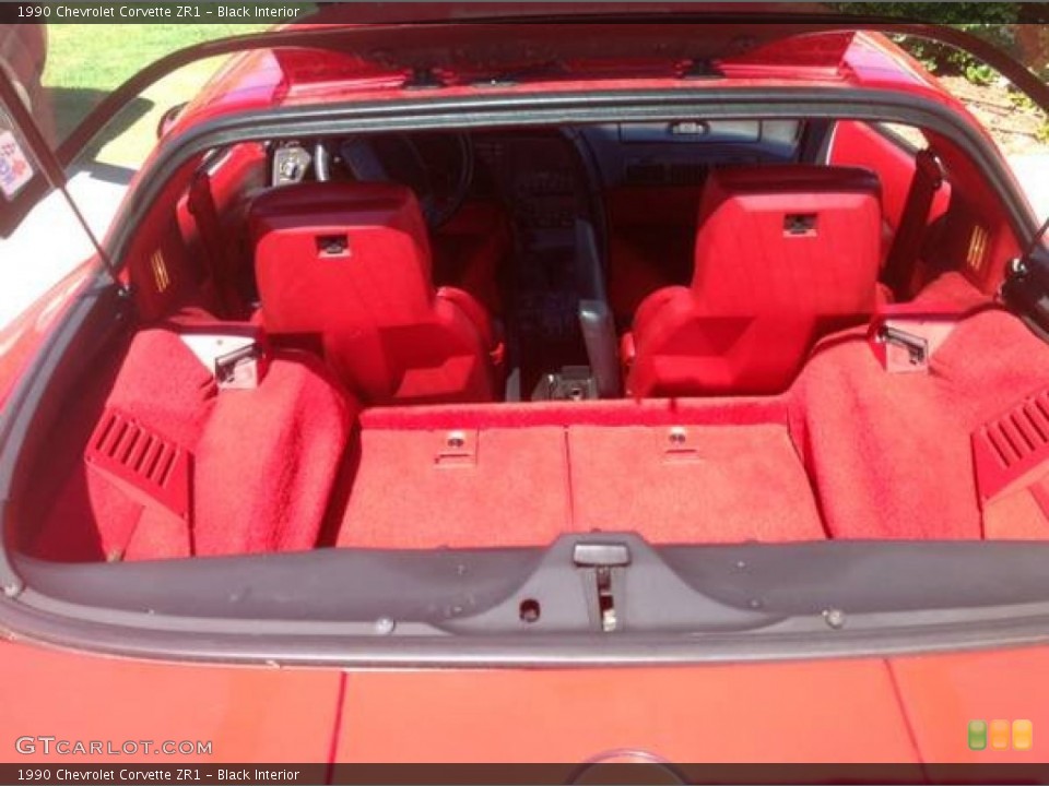 Black Interior Trunk for the 1990 Chevrolet Corvette ZR1 #87381019