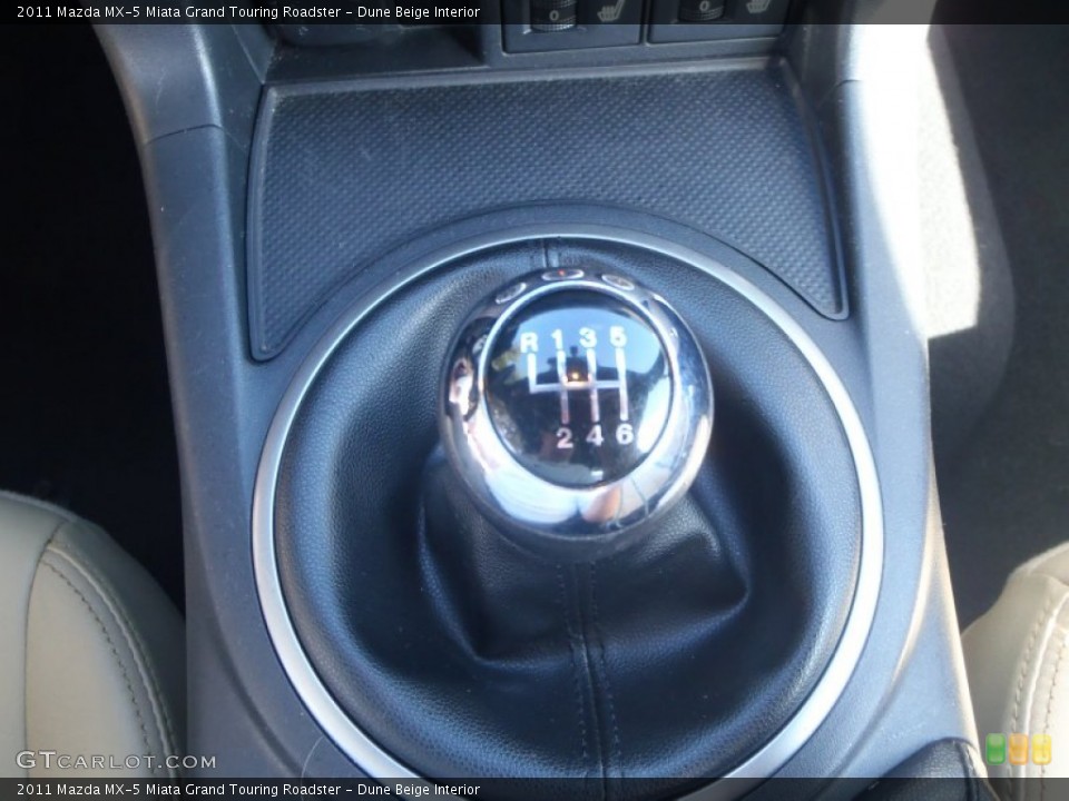 Dune Beige Interior Transmission for the 2011 Mazda MX-5 Miata Grand Touring Roadster #87381631