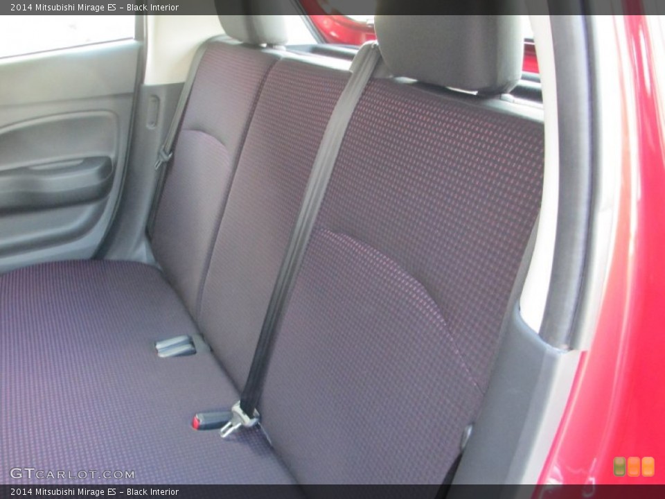 Black Interior Rear Seat for the 2014 Mitsubishi Mirage ES #87385570