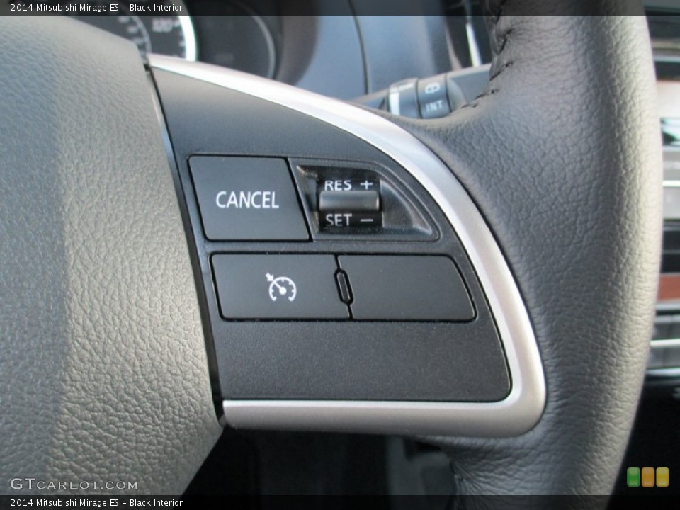 Black Interior Controls for the 2014 Mitsubishi Mirage ES #87385816