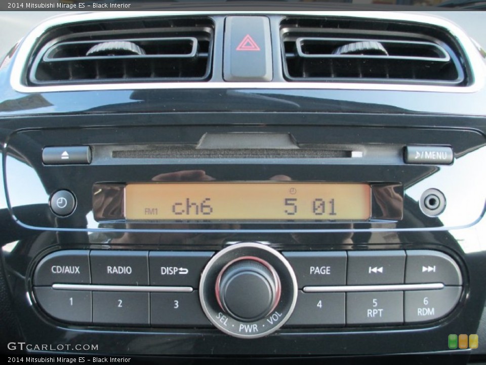 Black Interior Audio System for the 2014 Mitsubishi Mirage ES #87385927
